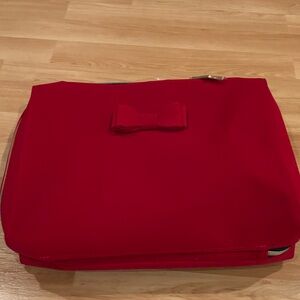 Estee Lauder Large  Red Bow Makeup Bag‎